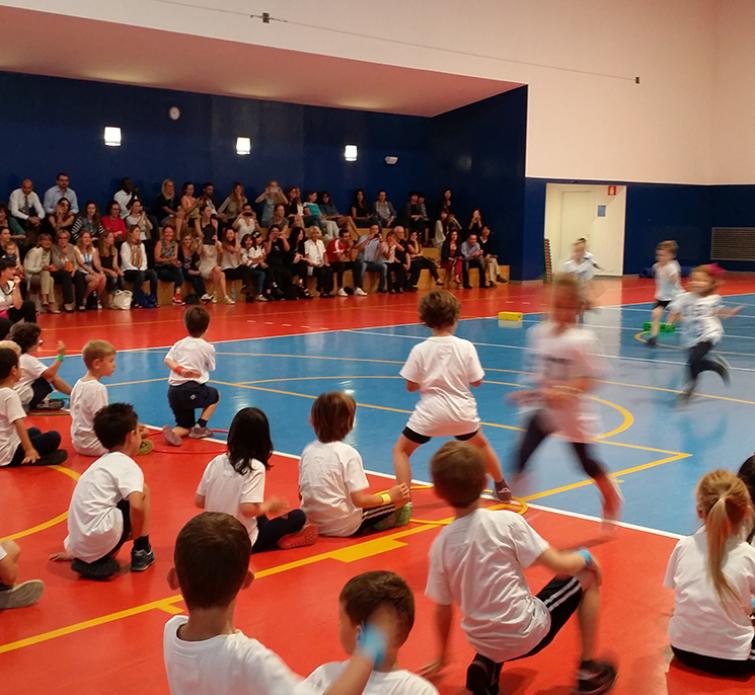 Gym with children